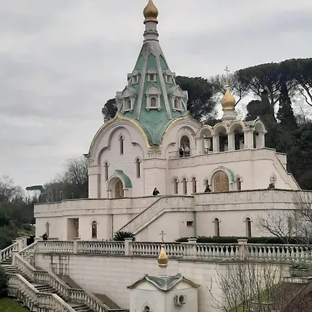 Loft Shabby Chic Con Vista Vicino Al Vaticano Ρώμη